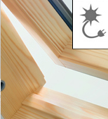  Solar Schwingfenster, Holz